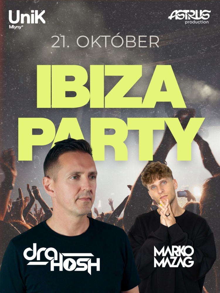 Ibiza party | streda 21.10. | 22:00